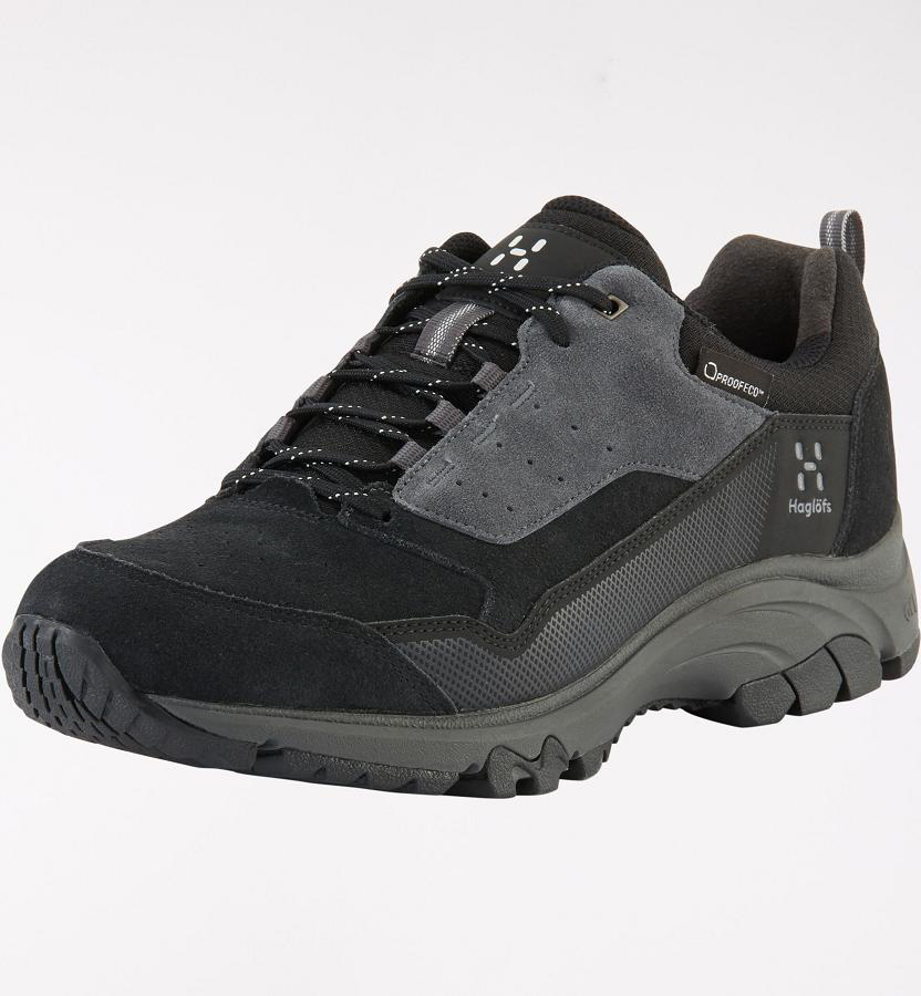 Haglöfs Mens Skuta Low Proof Eco Hiking Shoes Black New Zealand 50276EUFX
